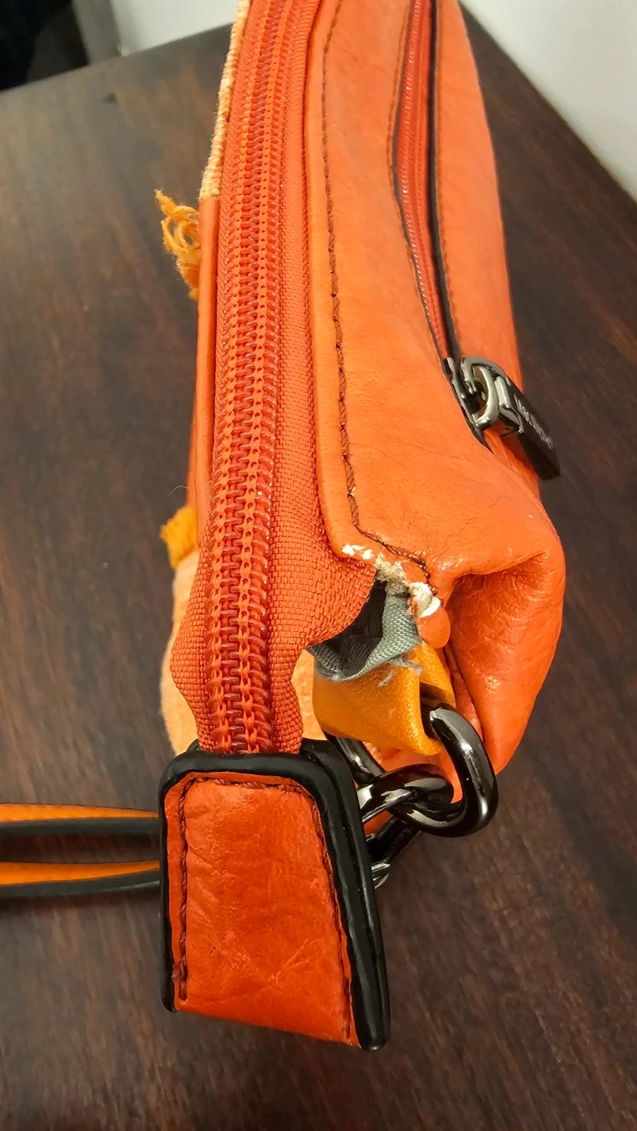 Sac bandoulière orange Mac Alyster – photo 5